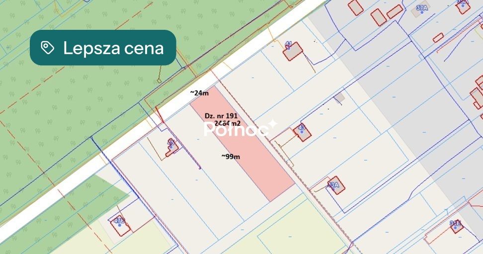 Działka budowlana Stare Mierzwice. Zdjęcie 3