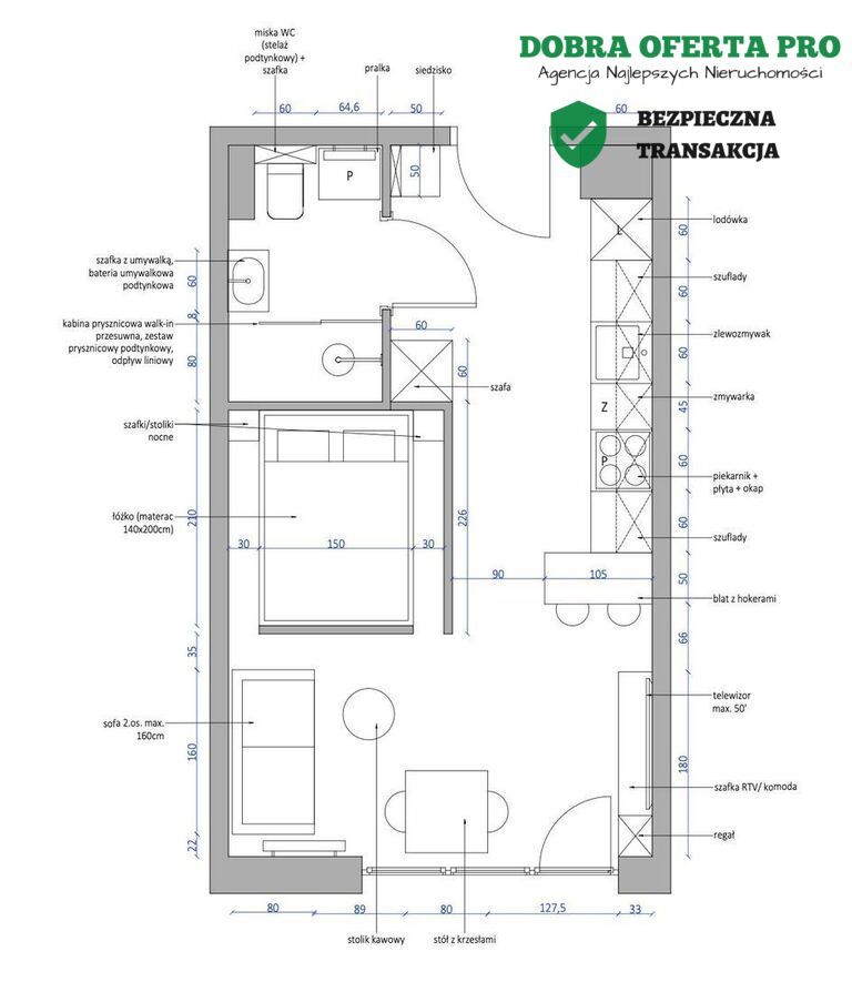Mieszkanie 2-pokojowe Gdańsk Śródmieście, ul. Mostek. Zdjęcie 8