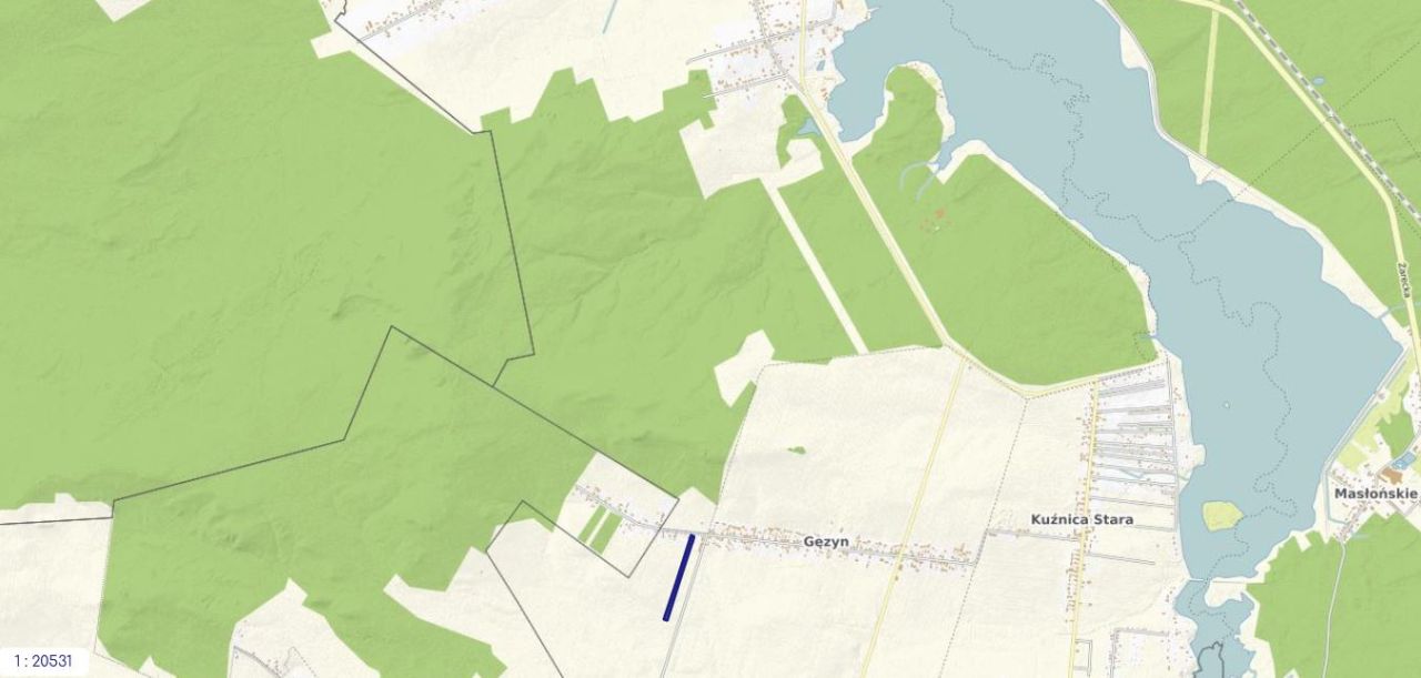 Działka rolno-budowlana Gęzyn. Zdjęcie 2