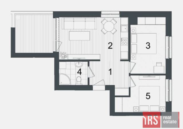 Mieszkanie 3-pokojowe Kołobrzeg, ul. ppor. Edmunda Łopuskiego. Zdjęcie 19