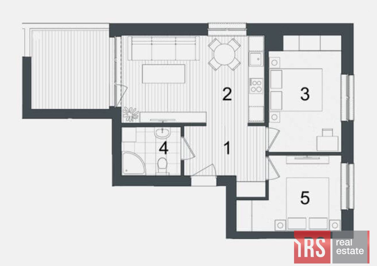 Mieszkanie 3-pokojowe Kołobrzeg, ul. ppor. Edmunda Łopuskiego. Zdjęcie 19