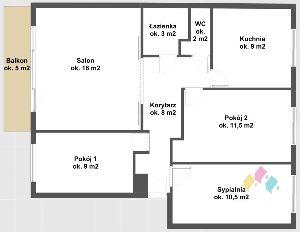 Mieszkanie 4-pokojowe Olsztynek, ul. Kolejowa. Zdjęcie 20
