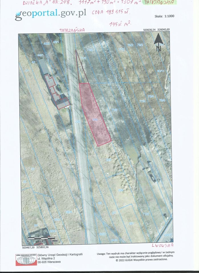 Działka budowlana Częstochowa Wielki Bór, ul. Tatrzańska. Zdjęcie 9