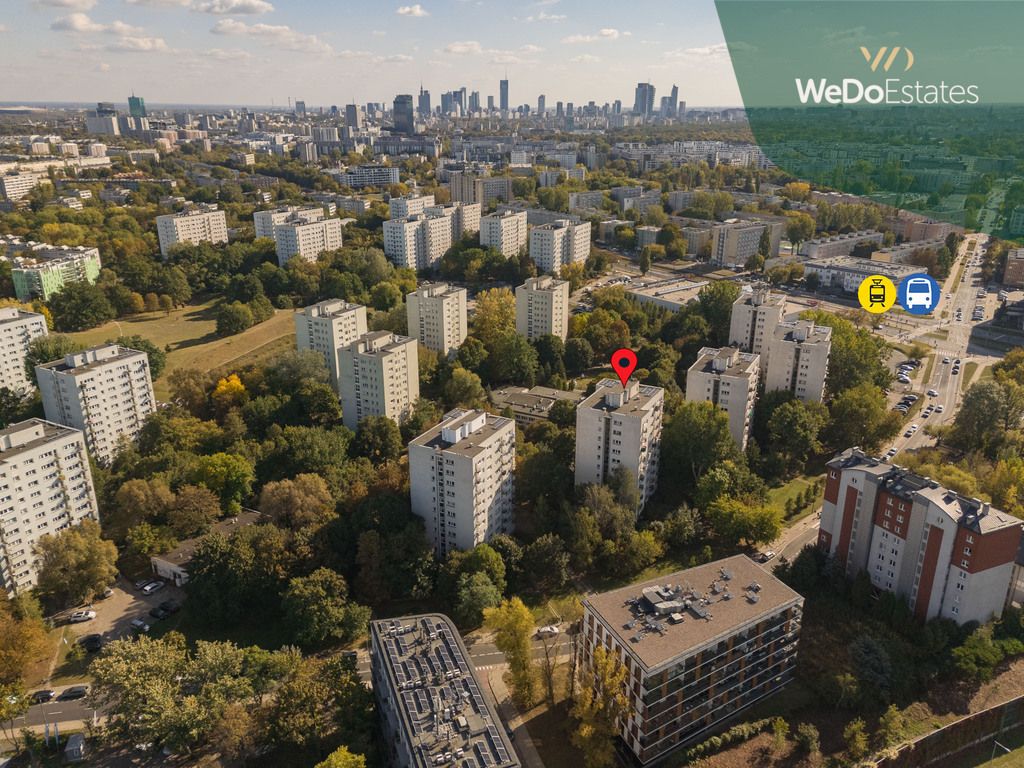 Mieszkanie 3-pokojowe Warszawa Żoliborz, ul. Włościańska. Zdjęcie 3