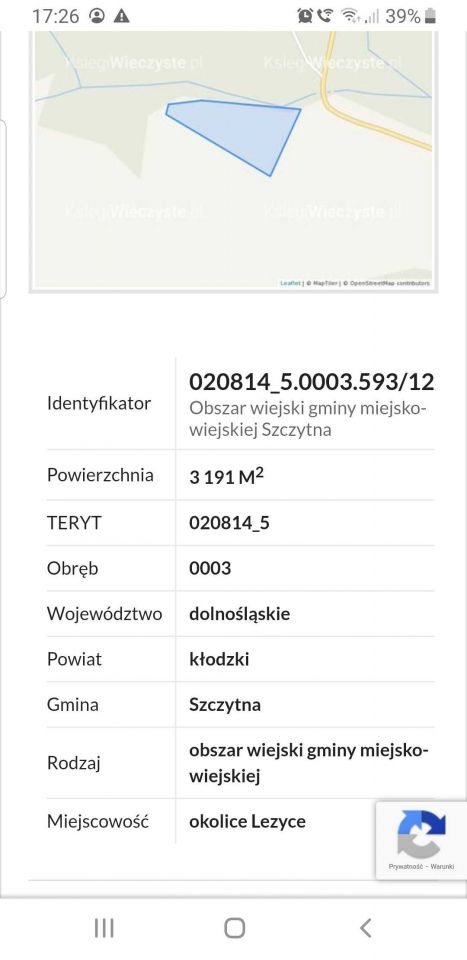 Działka budowlana Łężyce. Zdjęcie 2