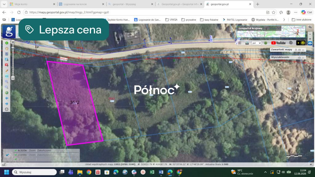 Działka budowlana Niewolno. Zdjęcie 1