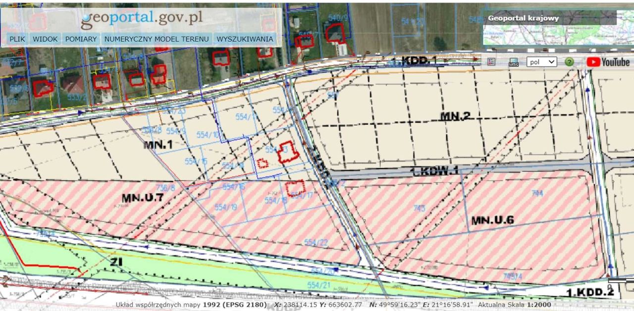 Działka budowlana Pilzno, ul. Paderewskiego. Zdjęcie 5