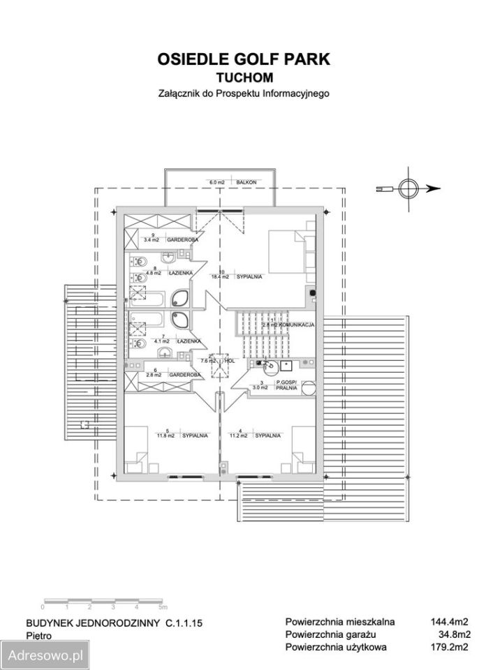 dom wolnostojący, 5 pokoi Tuchom, ul. Zaciszna. Zdjęcie 19