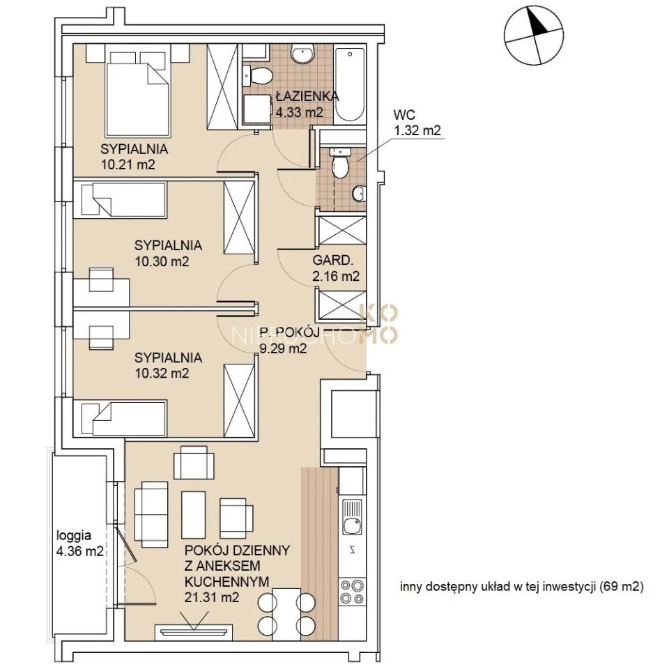 Mieszkanie 4-pokojowe Wrocław Psie Pole. Zdjęcie 14