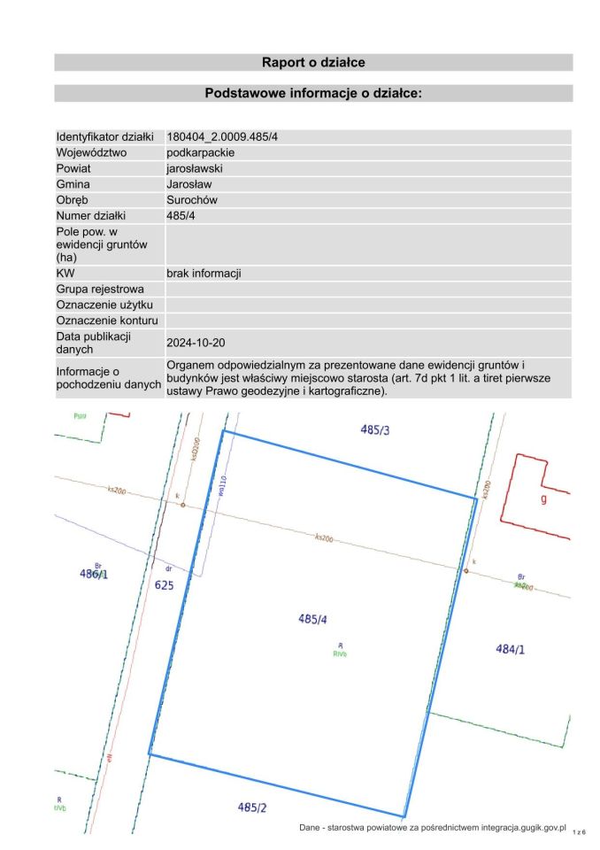 Działka budowlana Surochów. Zdjęcie 3