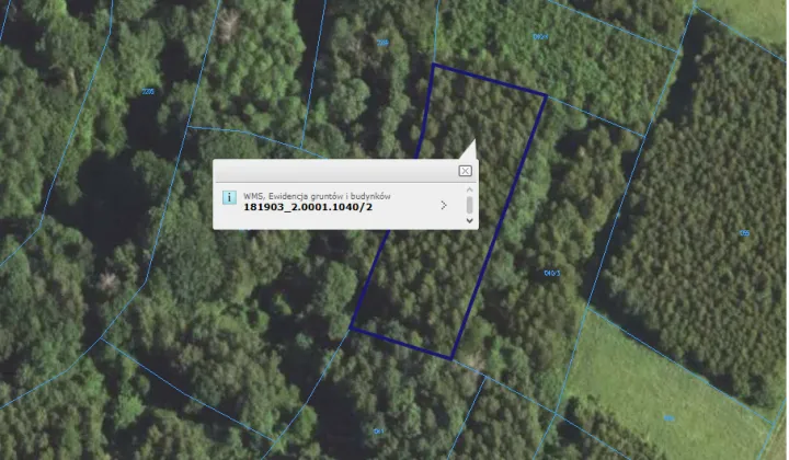 Działka rolna Baryczka Żabia