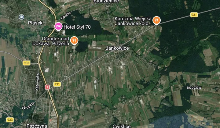 Działka budowlana Jankowice, ul. Złote Łany