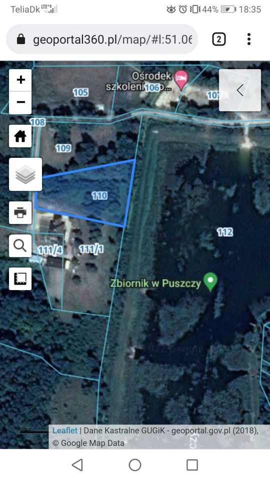 Działka inwestycyjna Puszcza. Zdjęcie 2