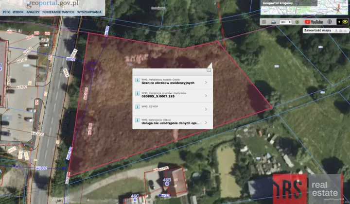 Działka budowlana Jordanowo