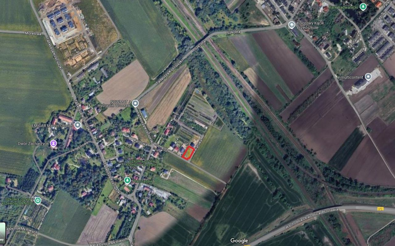 Działka budowlana Zacharzyce. Zdjęcie 4