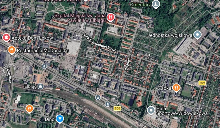 Mieszkanie 2-pokojowe Elbląg, ul. Juliusza Słowackiego