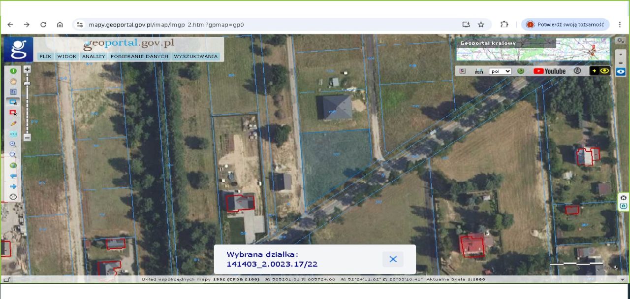 Działka budowlana Stanisławów