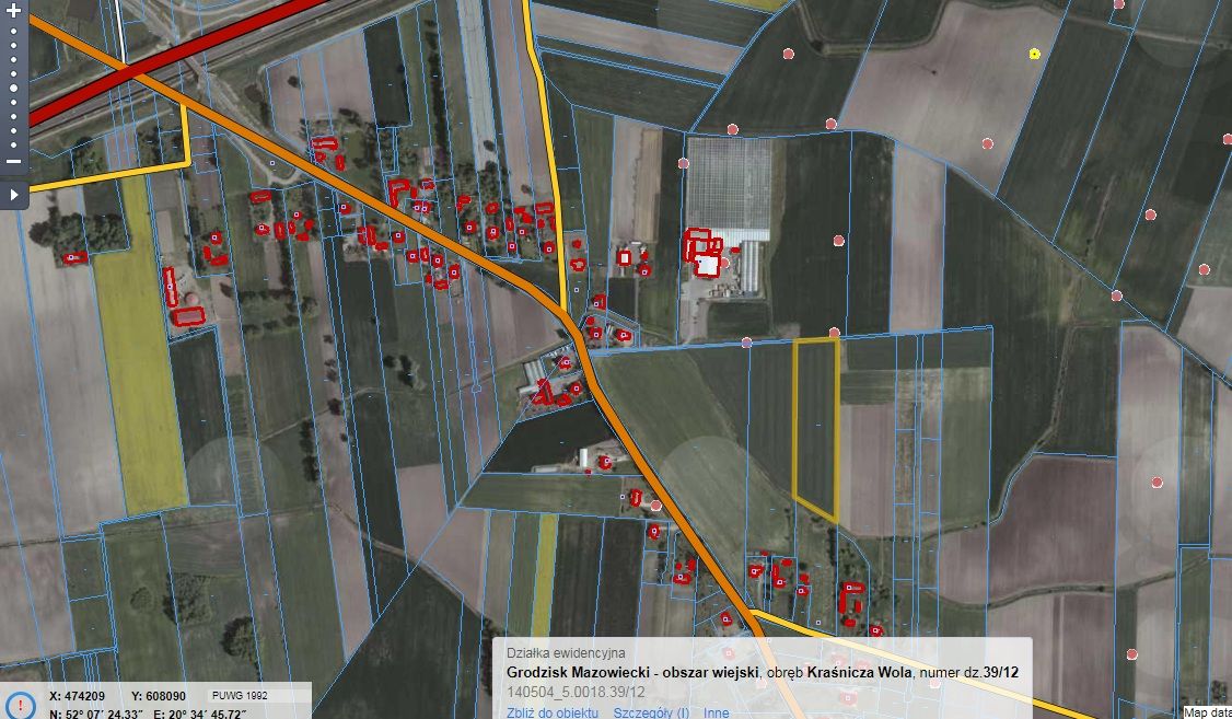 Działka rolna Kraśnicza Wola. Zdjęcie 1