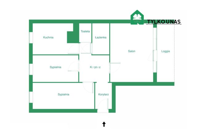 Mieszkanie 3-pokojowe Gdańsk Suchanino, ul. Ignacego Paderewskiego. Zdjęcie 14