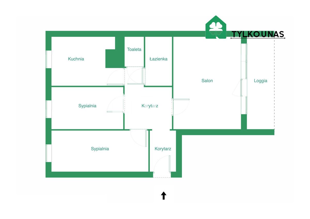 Mieszkanie 3-pokojowe Gdańsk Suchanino, ul. Ignacego Paderewskiego. Zdjęcie 14