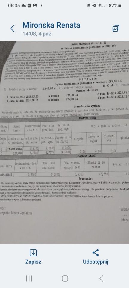 Działka rolna Niezabitów. Zdjęcie 2