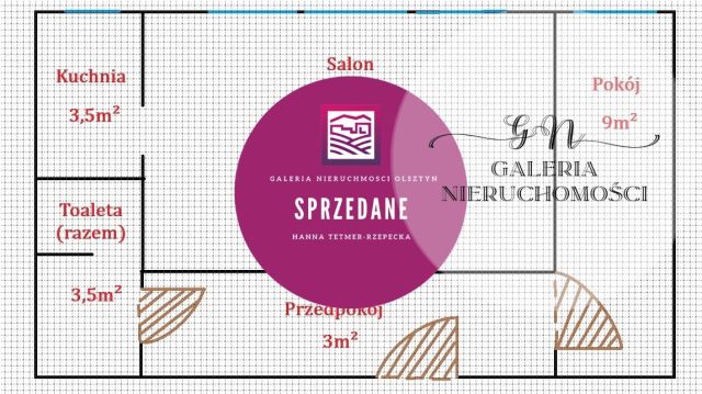 Mieszkanie 2-pokojowe Olsztyn, ul. Kołobrzeska. Zdjęcie 1