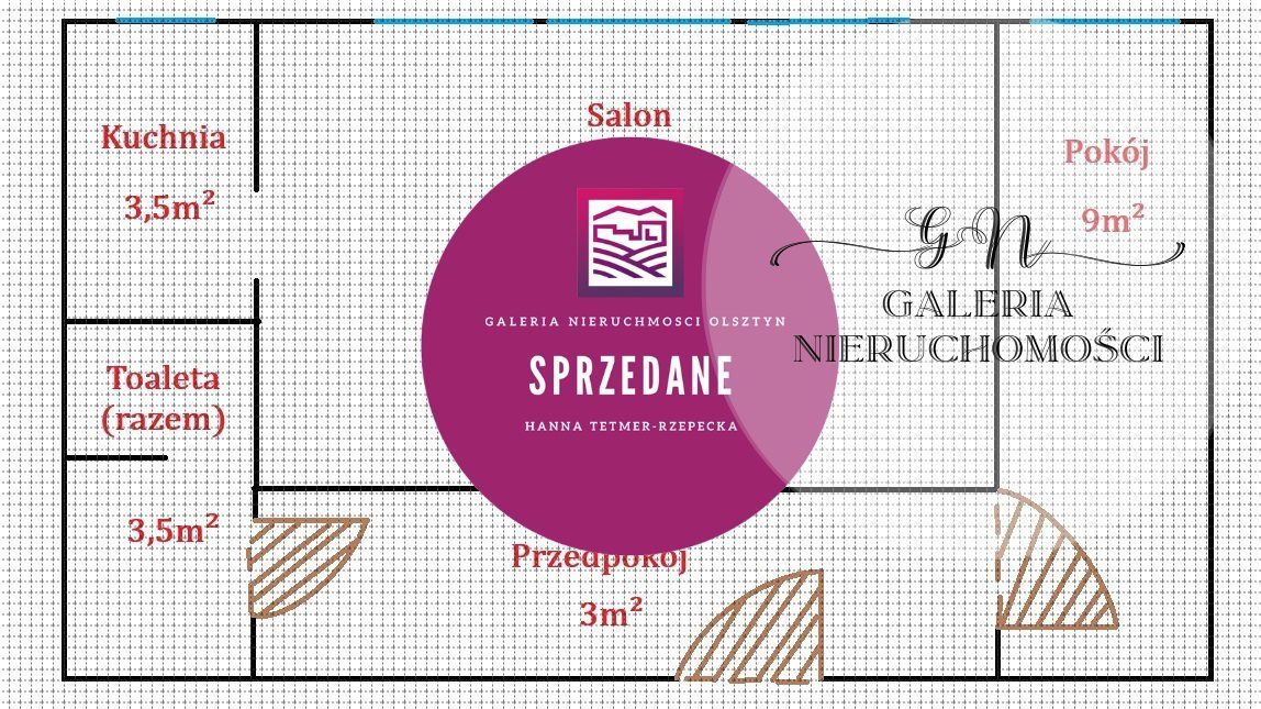 Mieszkanie 2-pokojowe Olsztyn, ul. Kołobrzeska. Zdjęcie 1