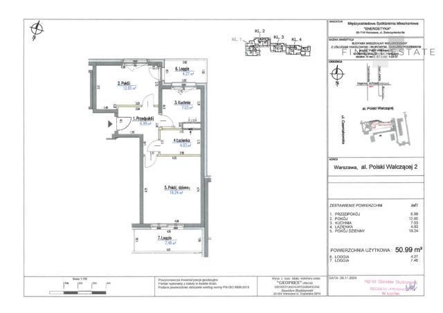 Mieszkanie 2-pokojowe Warszawa Mokotów, ul. Aleja Polski Walczącej. Zdjęcie 19