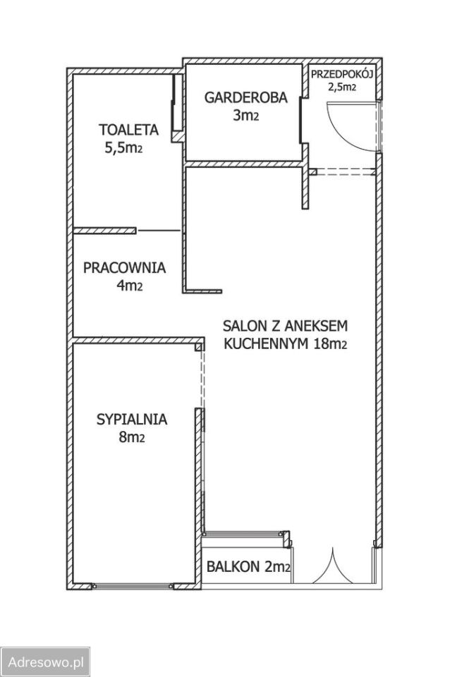 Mieszkanie 2-pokojowe Wrocław Krzyki, ul. Zaporoska. Zdjęcie 17