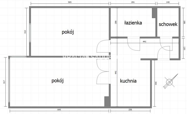 Mieszkanie 2-pokojowe Kraków Podgórze, ul. Przemysłowa. Zdjęcie 22