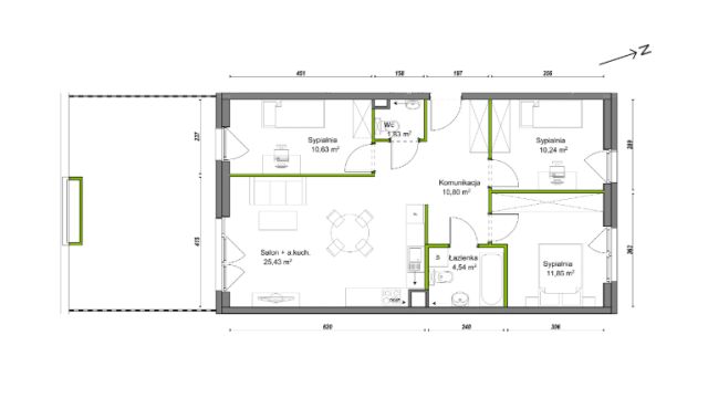 Mieszkanie 4-pokojowe Wrocław Ołtaszyn, ul. Orawska. Zdjęcie 8