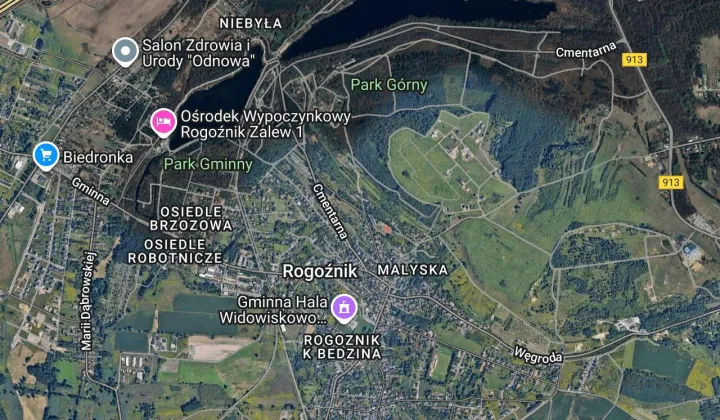 Działka budowlana Rogoźnik, ul. Krupna