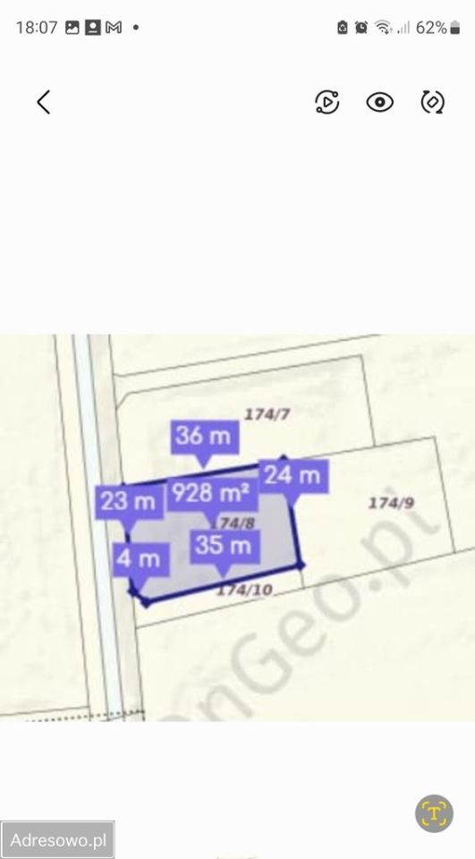 Działka budowlana Dąbrowa. Zdjęcie 2