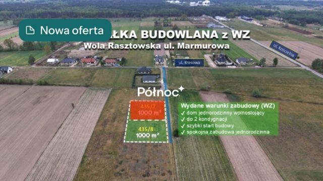 Działka budowlana Wola Rasztowska. Zdjęcie 1