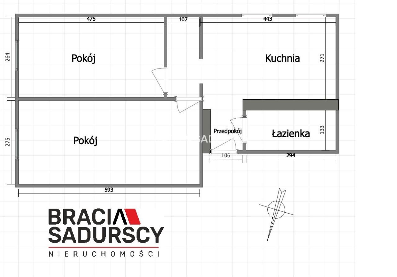 Mieszkanie 2-pokojowe Kraków Stare Miasto, ul. Nowa. Zdjęcie 18