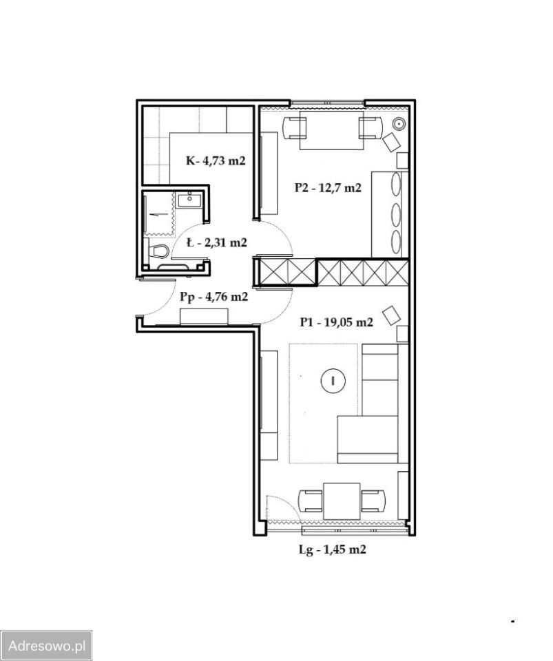Mieszkanie 2-pokojowe Warszawa Ursus, ul. Rakietników. Zdjęcie 3