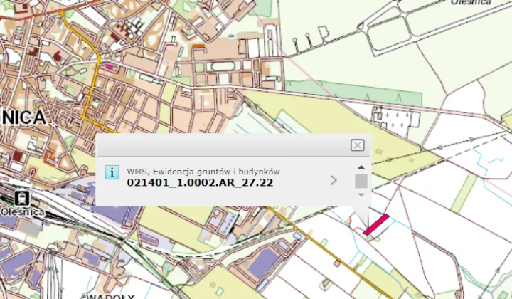Działka inwestycyjna Oleśnica, ul. Bolesława Krzywoustego