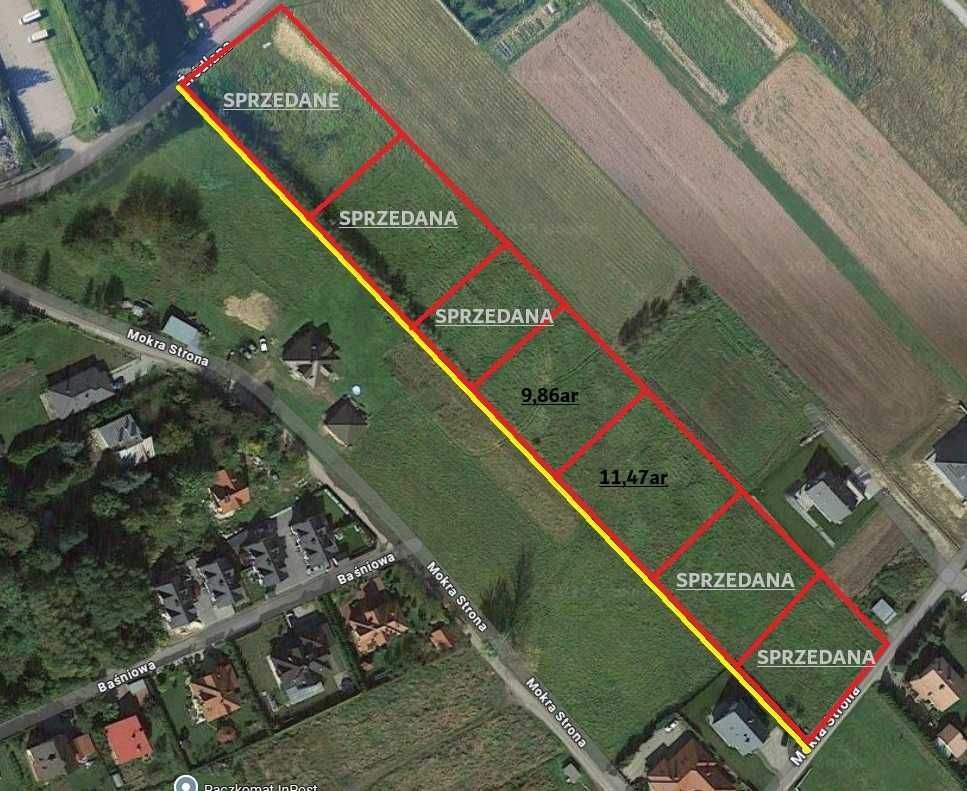 Działka budowlana Rzeszów Biała, ul. Mokra Strona. Zdjęcie 2