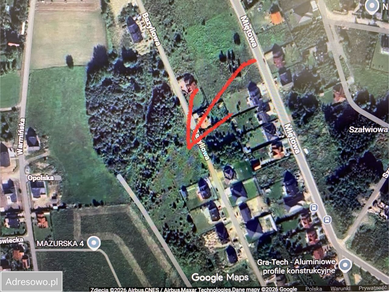 Działka budowlana Nikielkowo, ul. Bazyliowa. Zdjęcie 1
