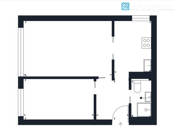 Mieszkanie 2-pokojowe Kraków Prądnik Biały, ul. Tadeusza Makowskiego. Zdjęcie 15