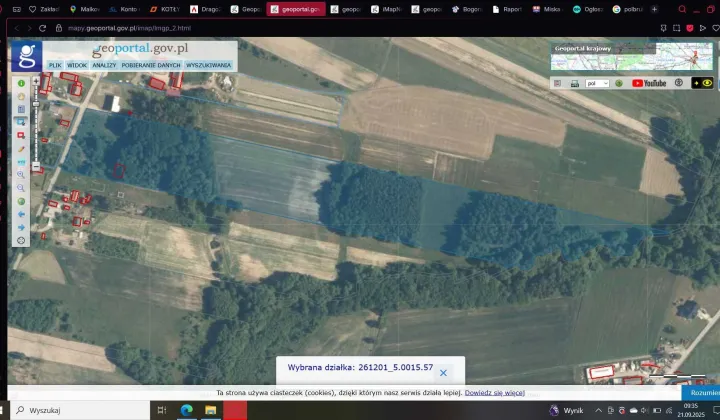 Działka rolno-budowlana Malkowice