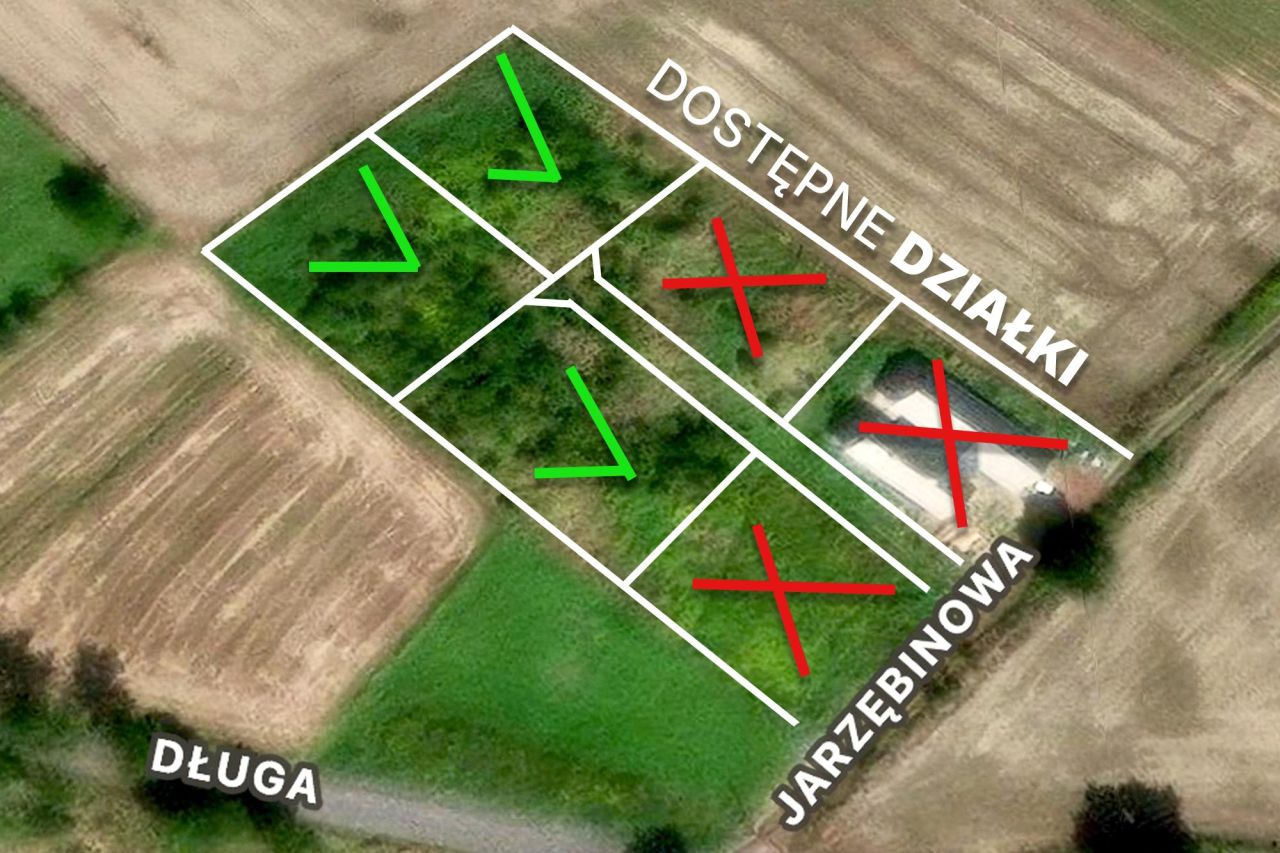 Działka budowlana Łańce, ul. Jarzębinowa. Zdjęcie 4