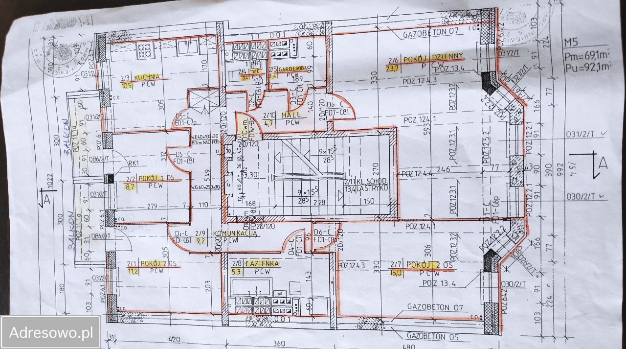 Mieszkanie 4-pokojowe Giżycko, ul. Konarskiego