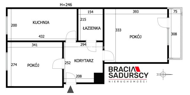 Mieszkanie 2-pokojowe Kraków Mistrzejowice, os. Tysiąclecia. Zdjęcie 25