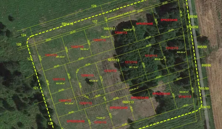 Działka budowlana Czyżowice, ul. Graniczna