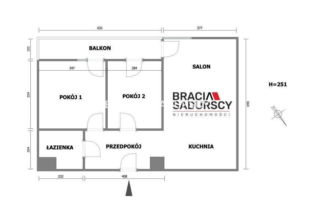 Mieszkanie 3-pokojowe Kraków Dębniki, ul. bpa Albina Małysiaka. Zdjęcie 14