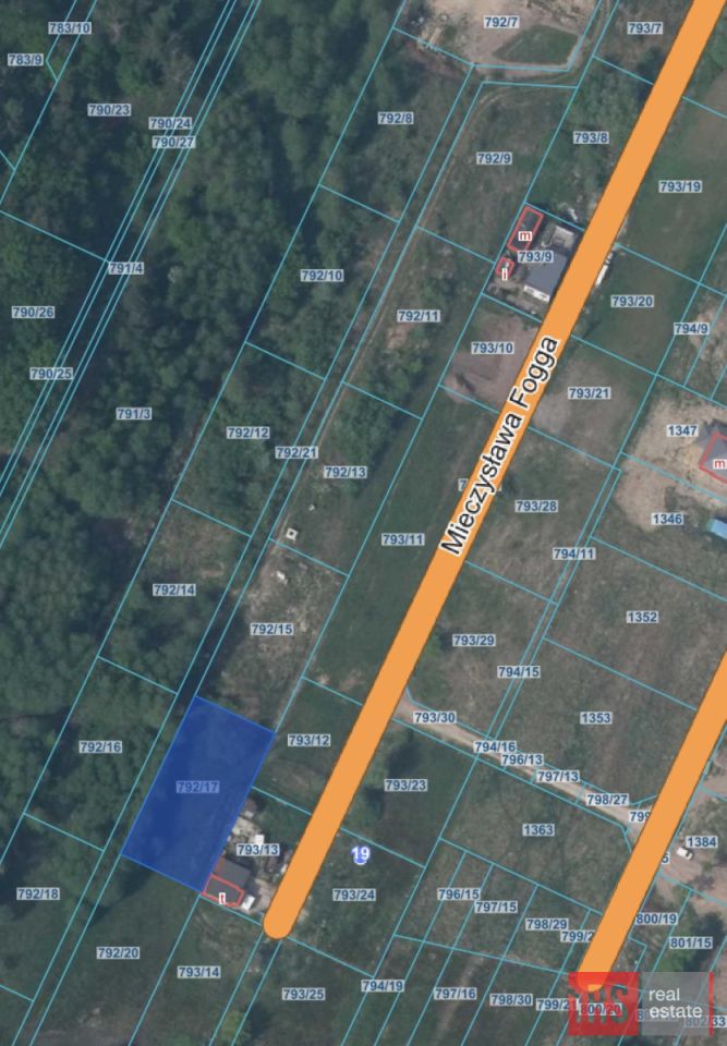 Działka budowlana Klaudyn, ul. Mieczysława Fogga. Zdjęcie 4