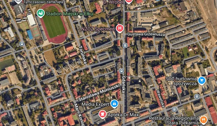 Mieszkanie 1-pokojowe Ełk Centrum, ul. por. Władysława Świackiego "Sępa"