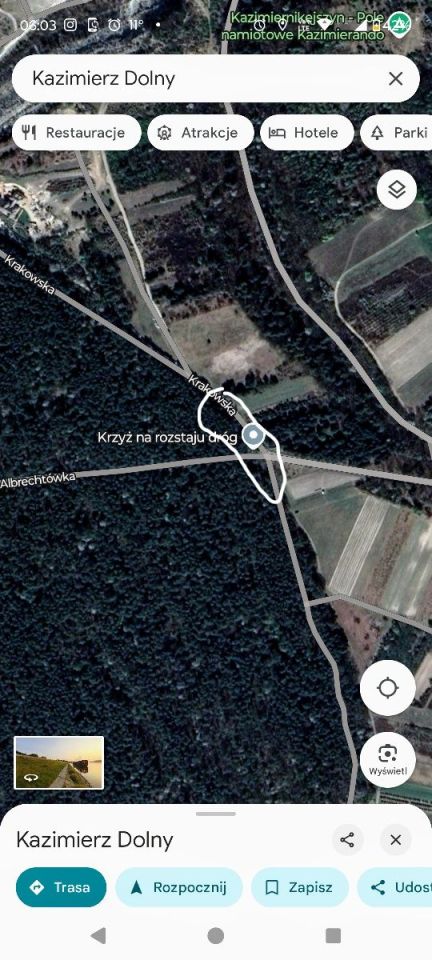 Działka leśna Kazimierz Dolny Mięćmierz. Zdjęcie 5