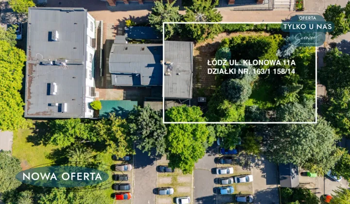 Działka inwestycyjna Łódź, ul. Klonowa